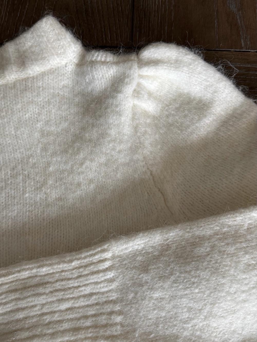 J. Crew Cream Fuzzy Crewneck Sweater - Picture 8 of 12